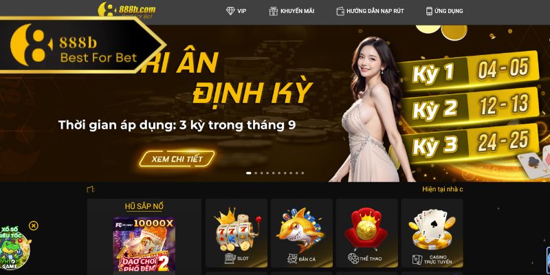 Top khuyến mãi nhà cái 888B siêu giá trị